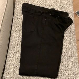Talbots black high-waist barely boot jeans - washed but never worn.